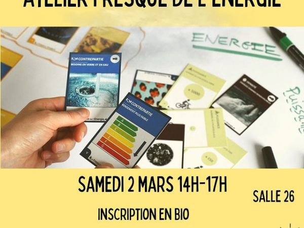 Atelier Fresque de&nbsp;l&rsquo;énergie