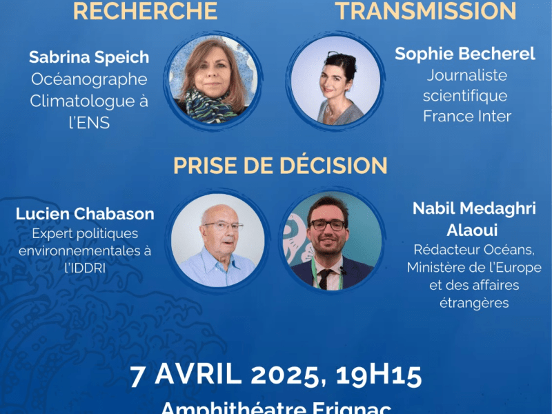 Conférence : le devenir des&nbsp;océans