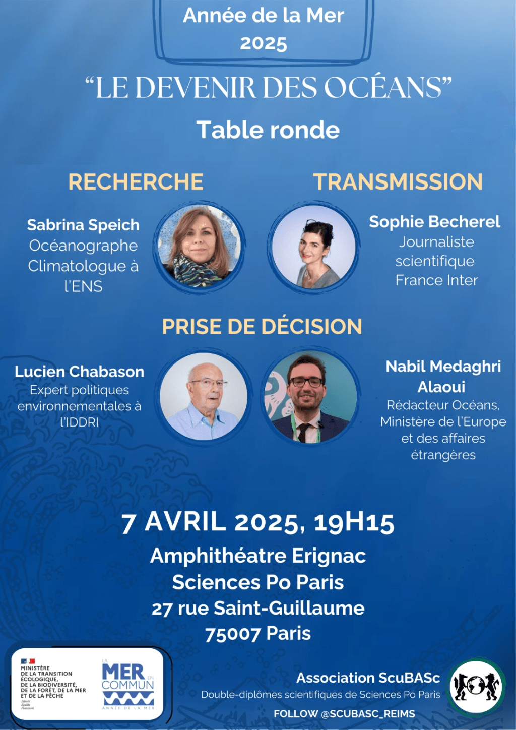 Conférence : le devenir des&nbsp;océans